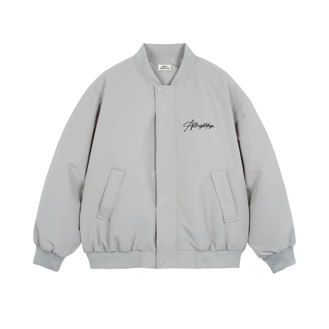 Men’s Vintage Letterman Bomber Jacket – American High Street Embroidered Varsity Outerwear T0072