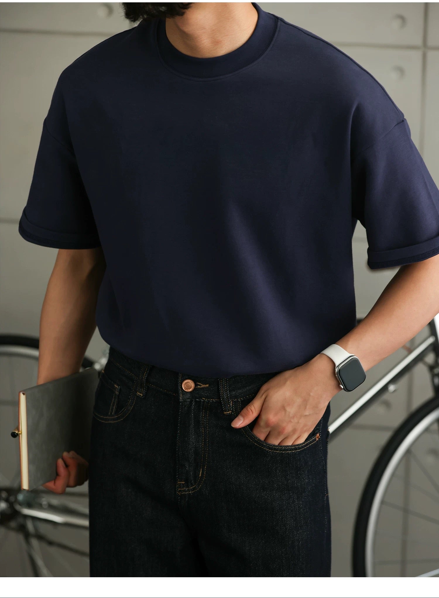 Men’s Classic Solid Short-Sleeve Tee S0019