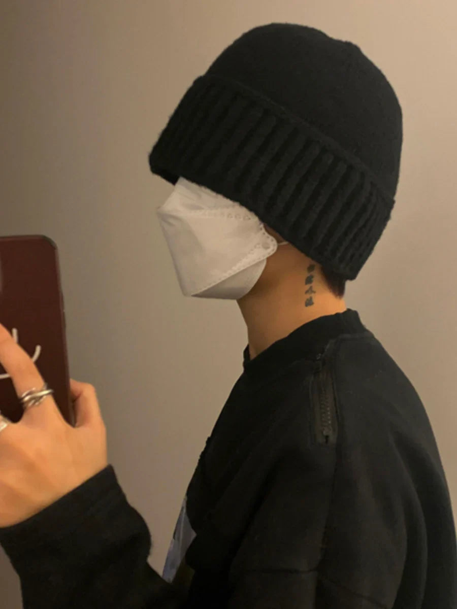 KNIT BUCKET HAT A0036