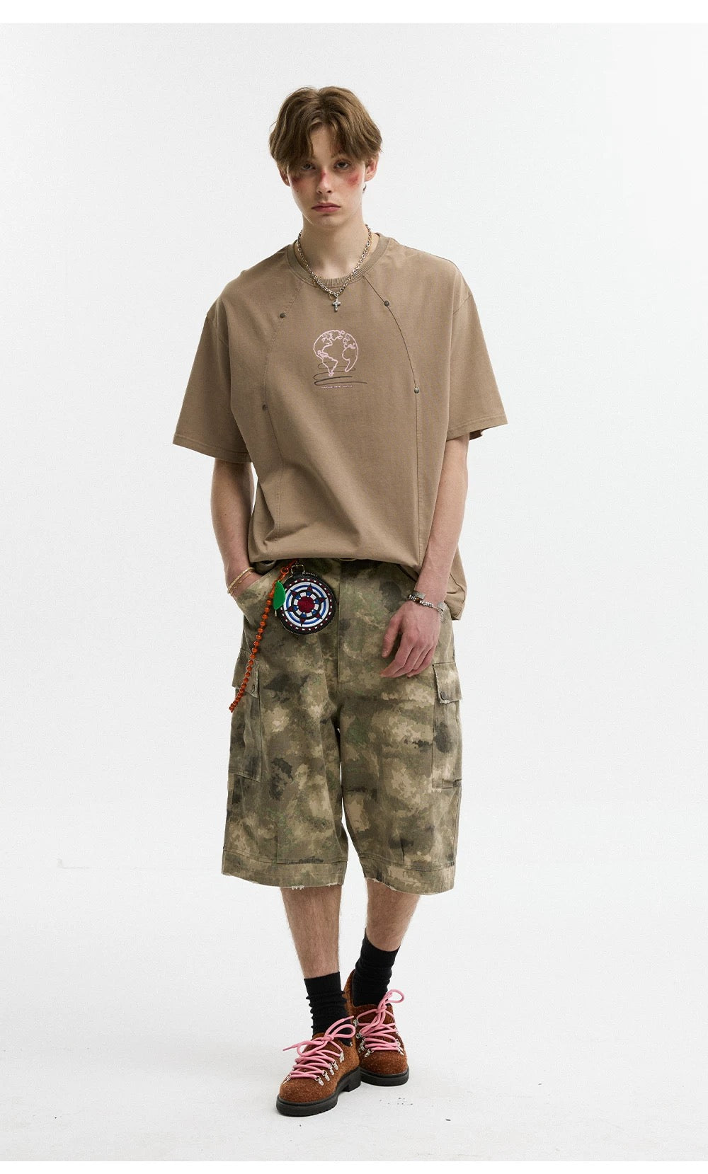 Men’s Solid Color Short-Sleeve T-Shirt S0009