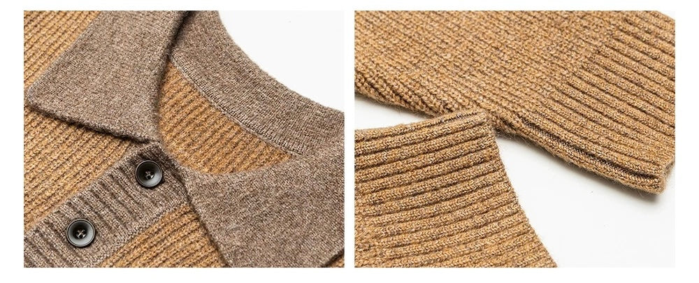 Men’s American Streetwear Loose Knit Sweater S0006