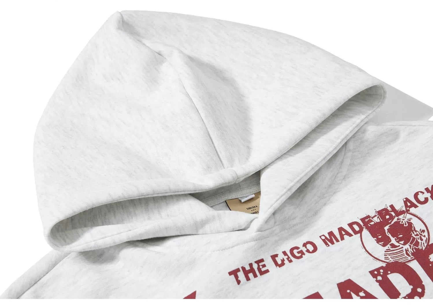 Men’s Vintage Minimalist Hoodie – American Retro Streetwear Pullover with Unique Design S0053