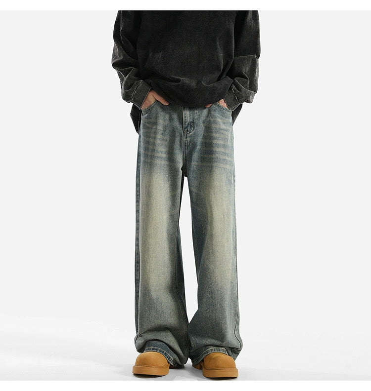 Men’s American Vintage Wide-Leg Jeans B0008