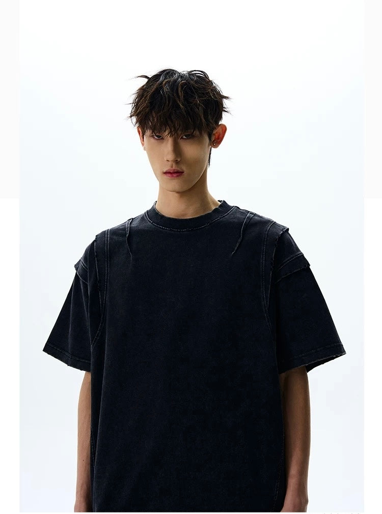 Men’s Solid Essential Short-Sleeve Tee S0014