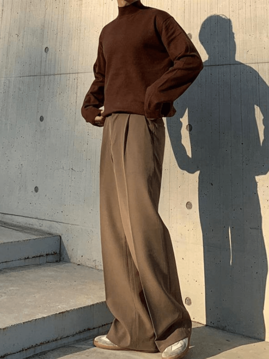 Loose Silhouette Flare Slacks B0155