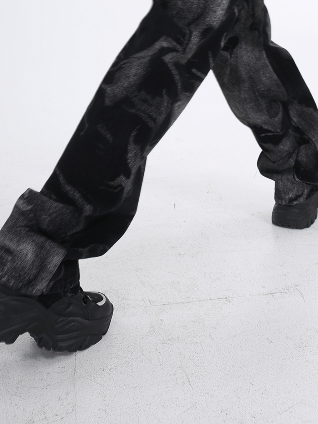 American retro straight jeans B0142