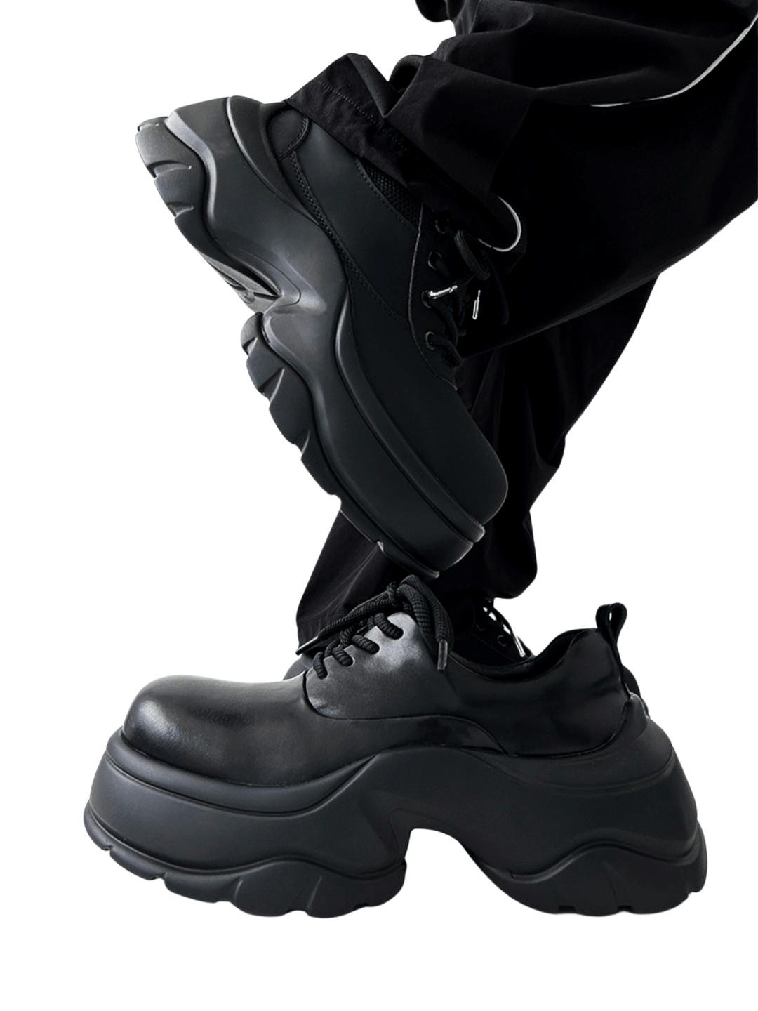 Thick-soled Derby Shoes S048