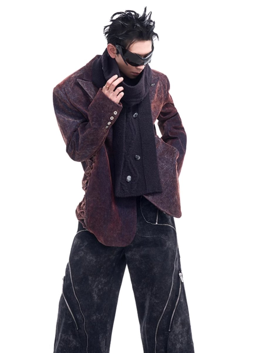 [STARTEXCEEDEND] denim suit jacket R028