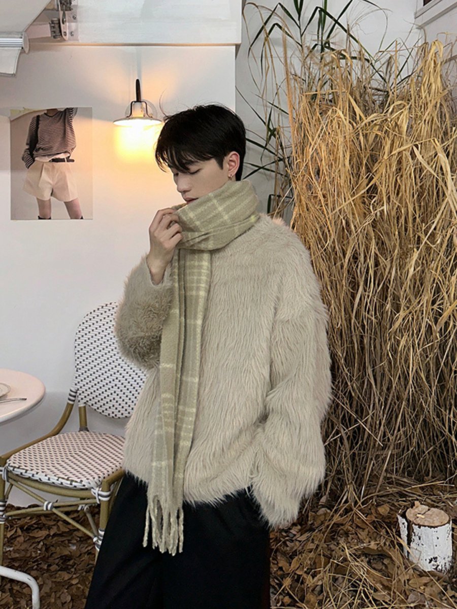 [ONELYC1NS] mink hair loose sweater S0190