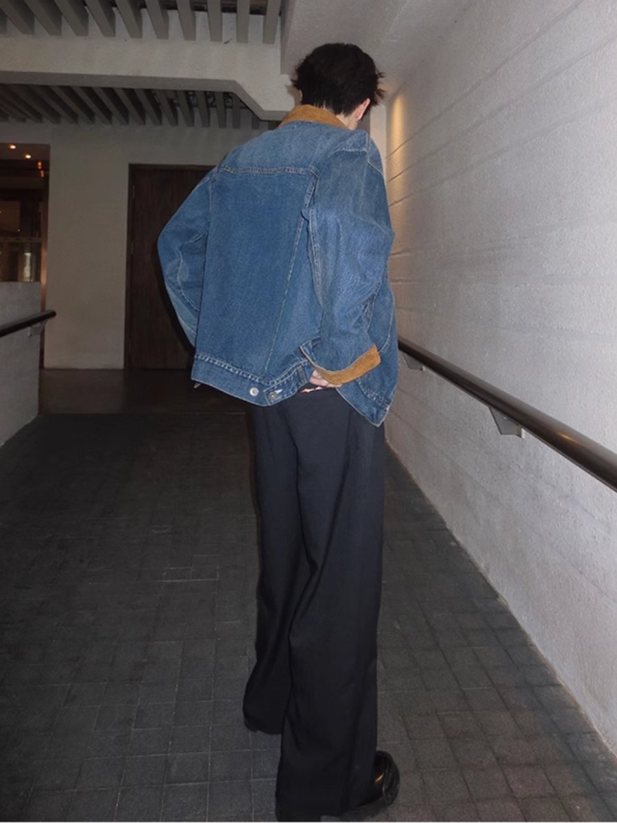 [JH HOMME] Chaqueta vaquera informal T0200