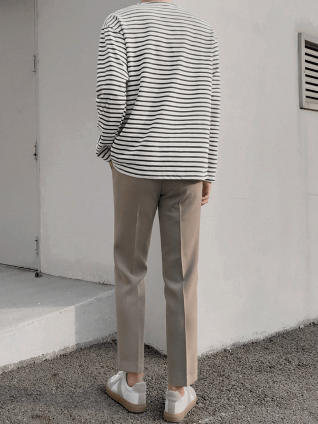 [MRCYC] border long T-shirt J0100