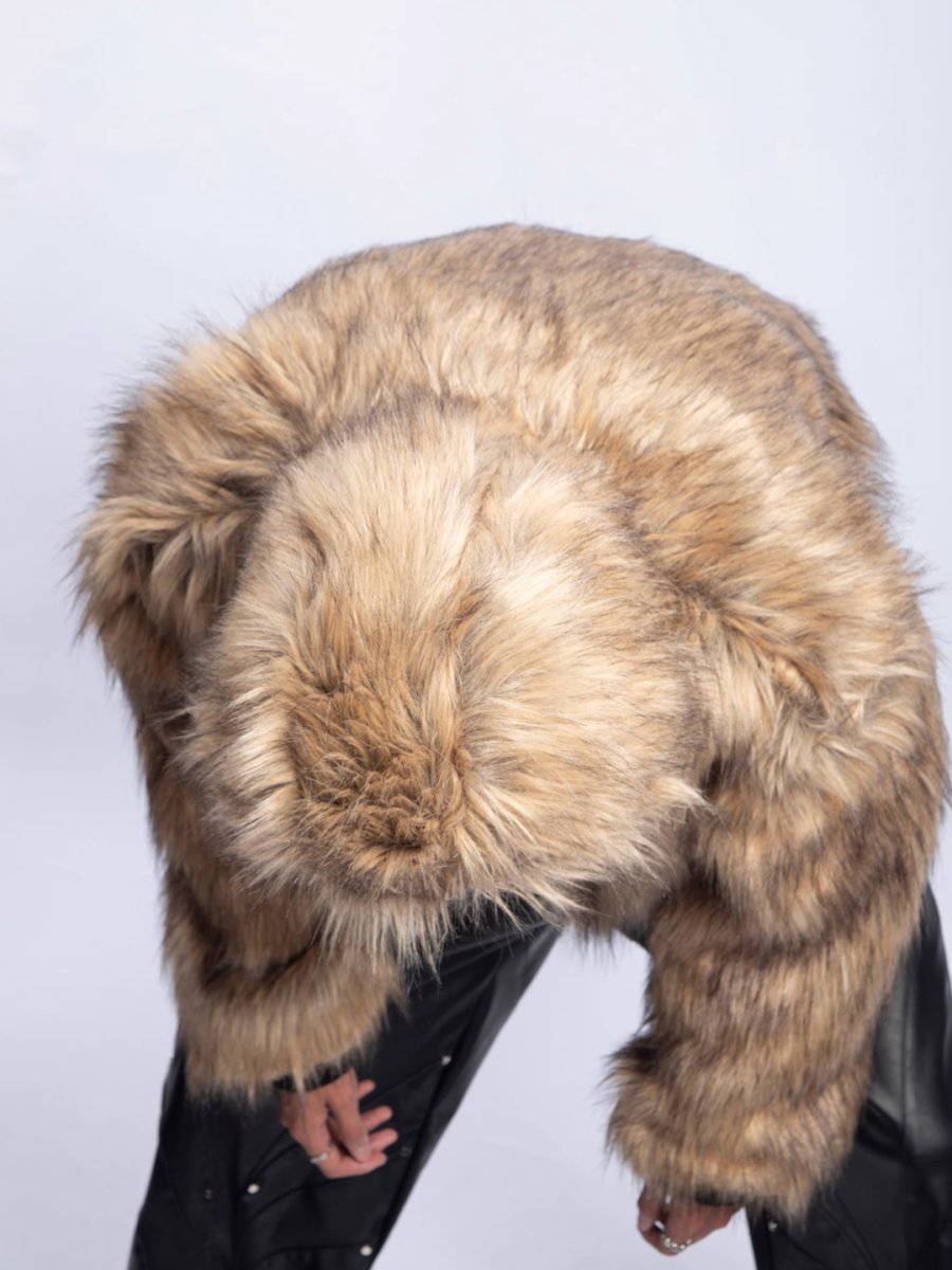 [PLAN1ONE] reversible leather cotton jacket T0160