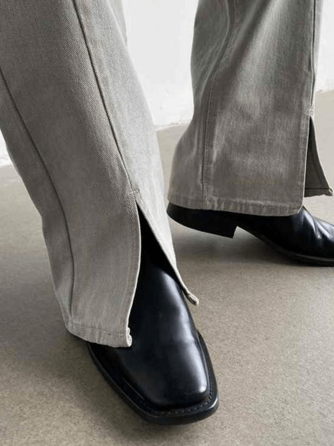 Center Slit Denim B0130