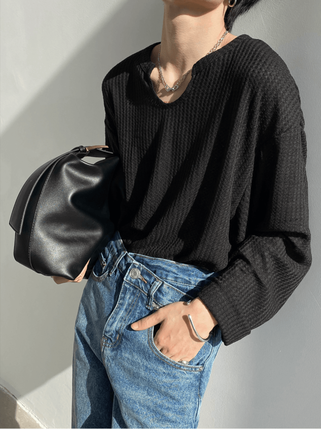 [GENESISBOY] thin bump t-shirt J0102