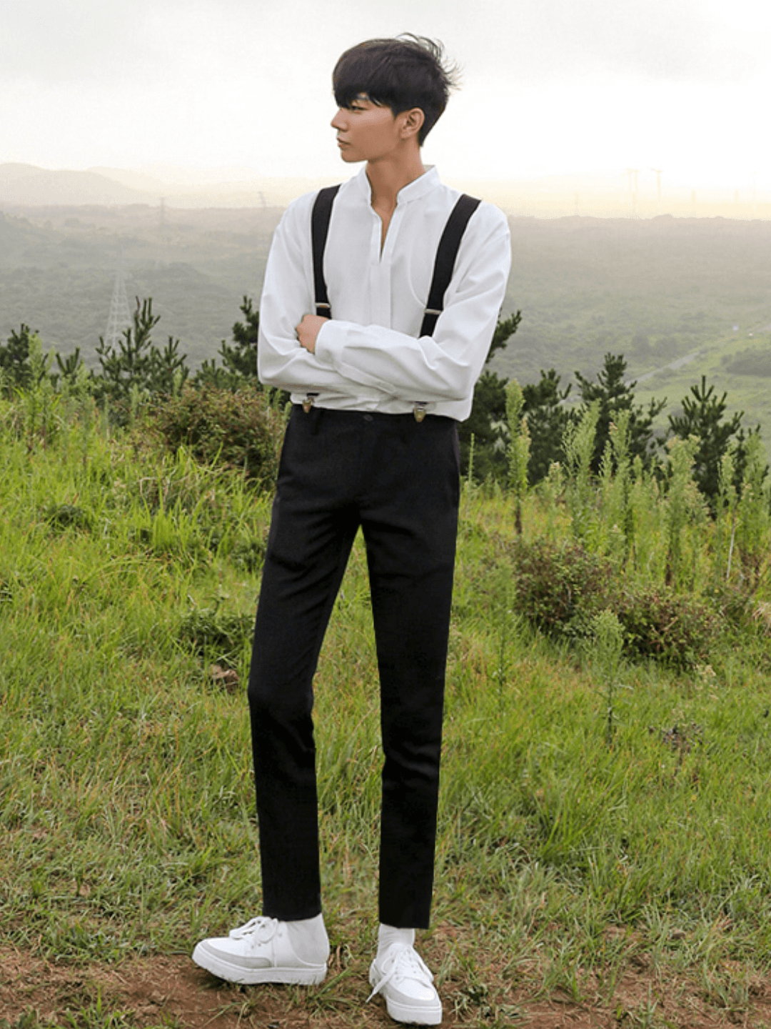 [MRCYC] Loose Silky Shirt J0119