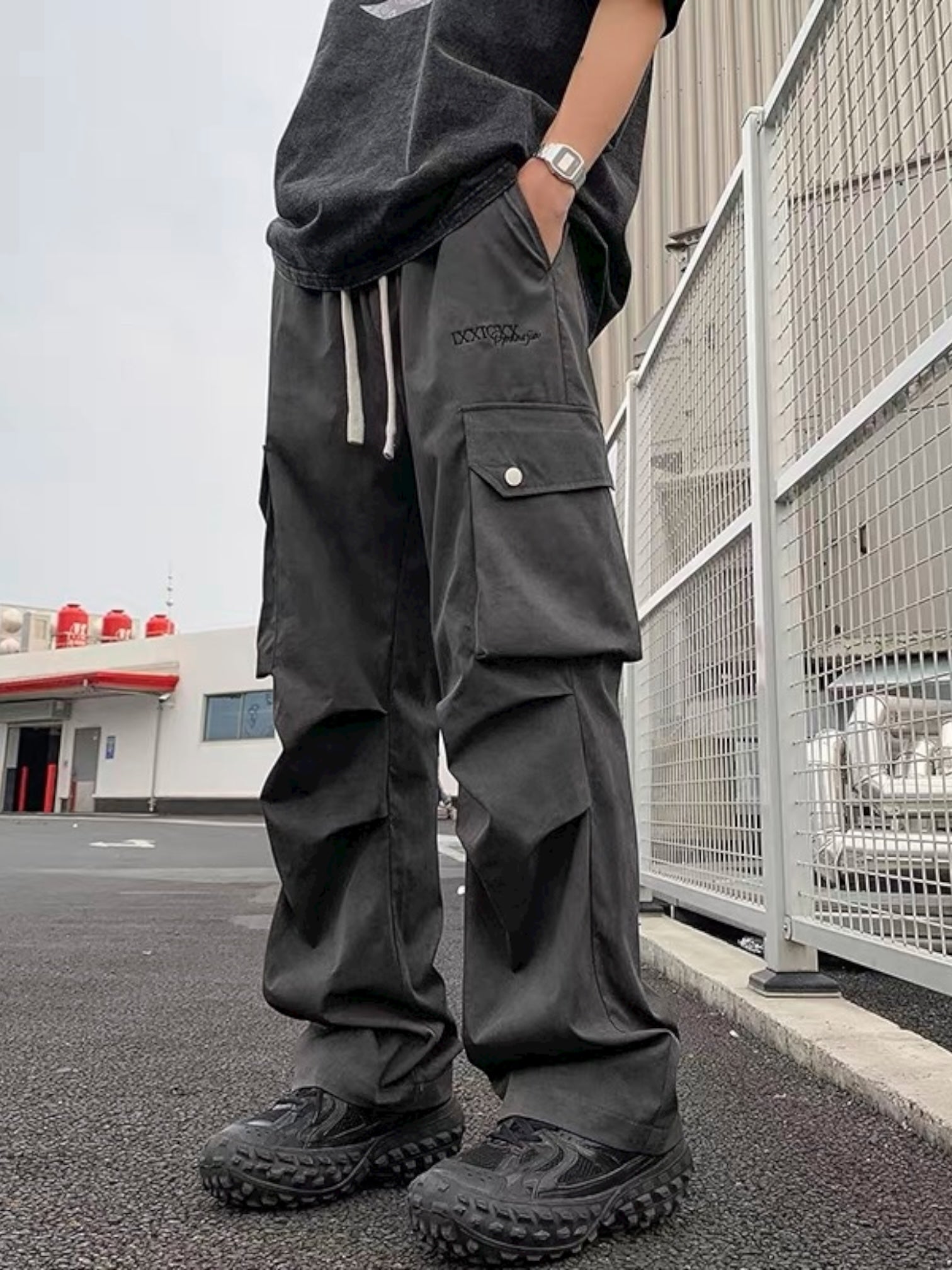 DIRTY-DYE UTILITY TROUSERS B0188