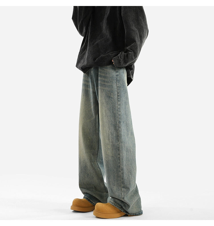 Men’s American Vintage Wide-Leg Jeans B0008