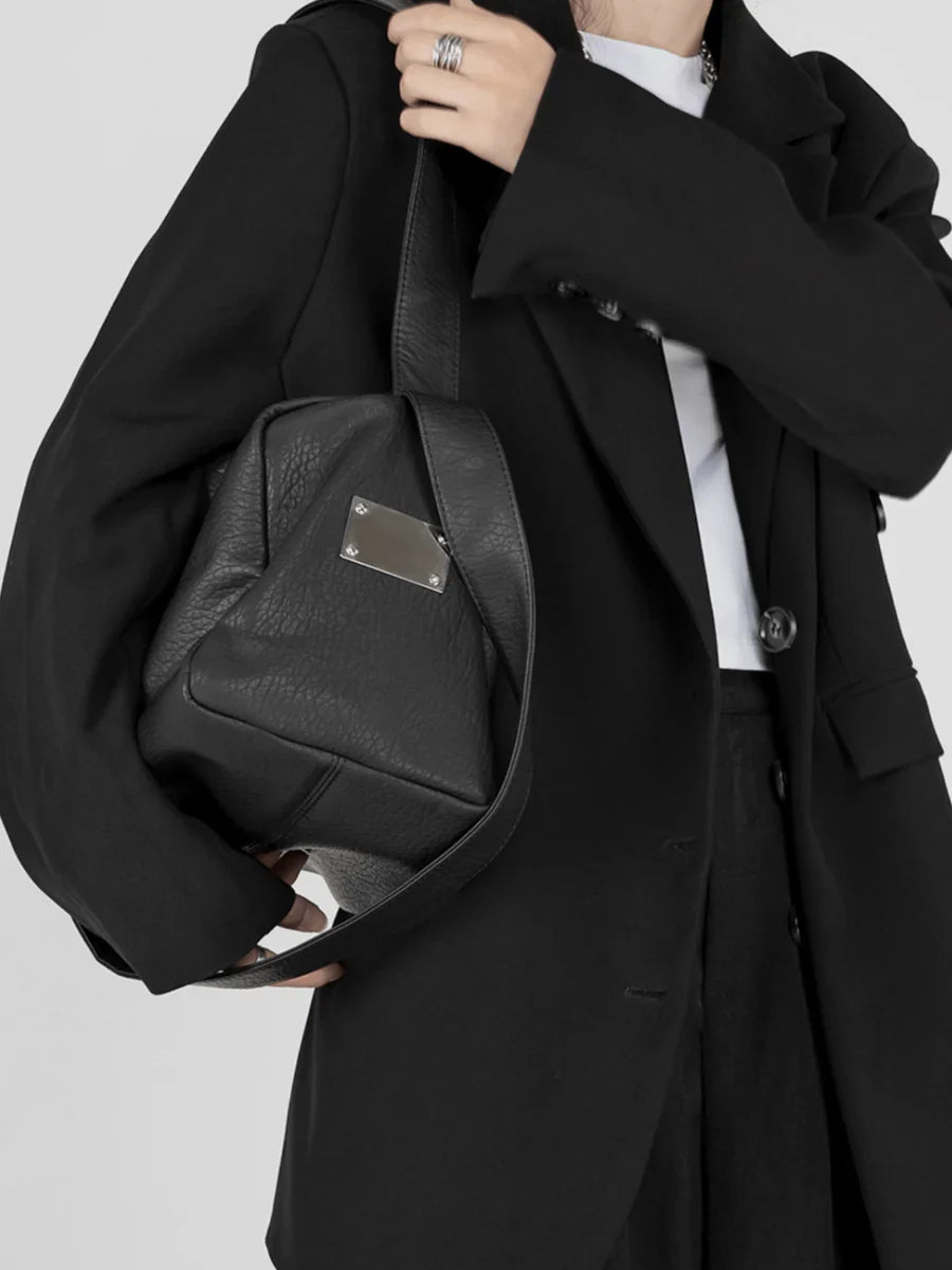 CROSSBODY SOFT LEATHER SHOULDER BAG A0061