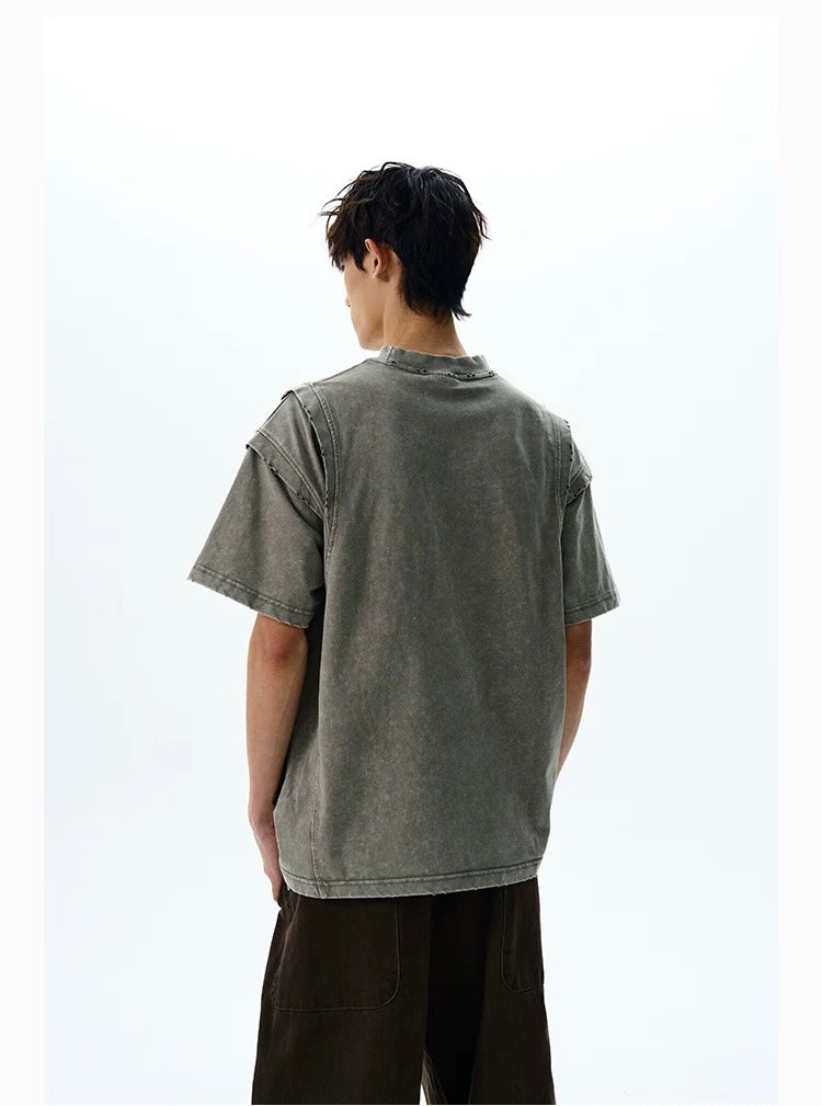 Men’s Solid Essential Short-Sleeve Tee S0014