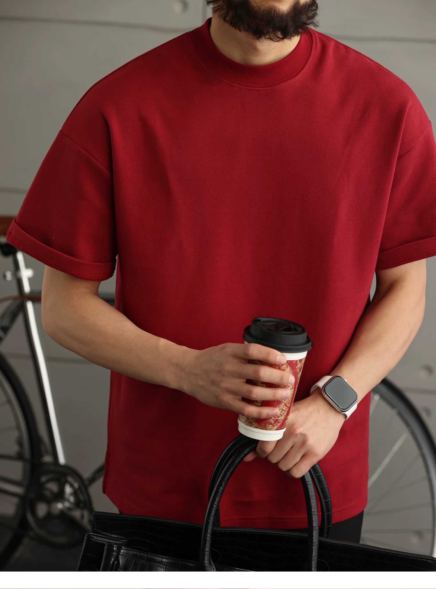 Men’s Classic Solid Short-Sleeve Tee S0019