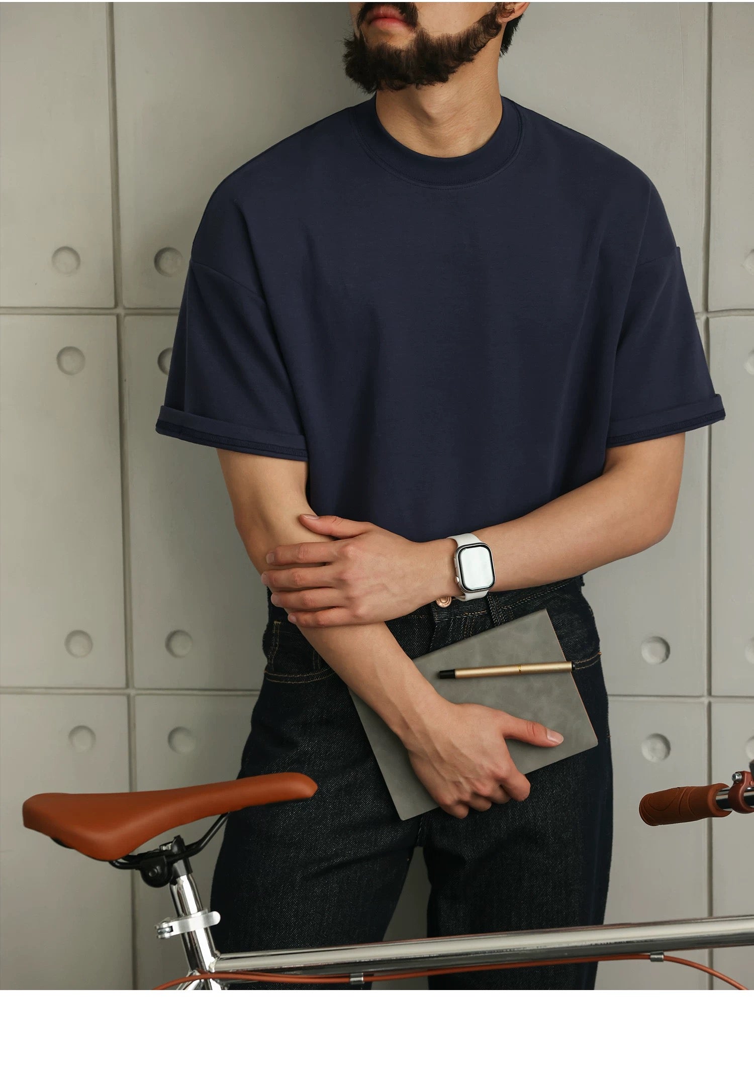 Men’s Classic Solid Short-Sleeve Tee S0019