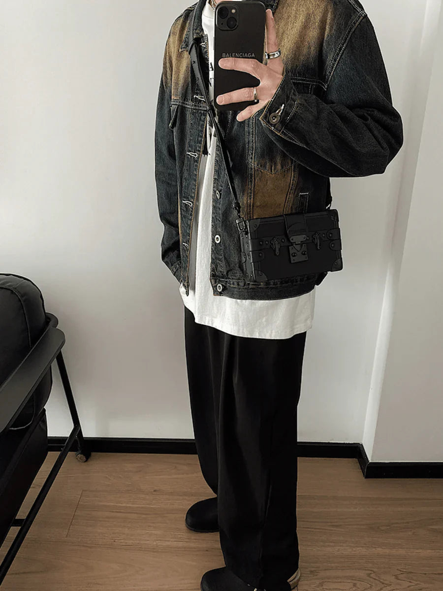 NEUTRAL WIND CROSSBODY SQUARE BAG A0058