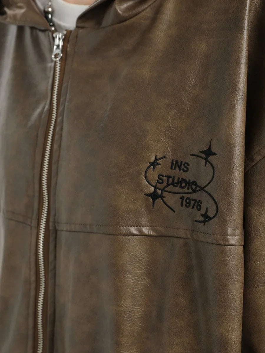 PU LEATHER JACKET T0097