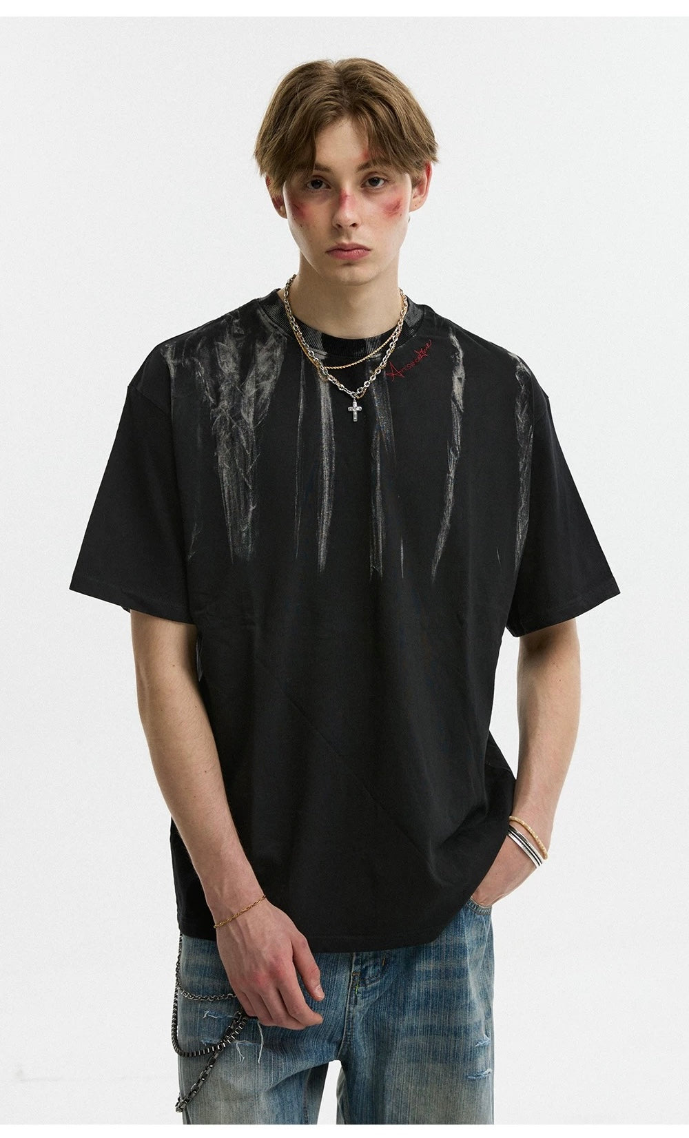 Men’s Solid Color Short-Sleeve T-Shirt S0008