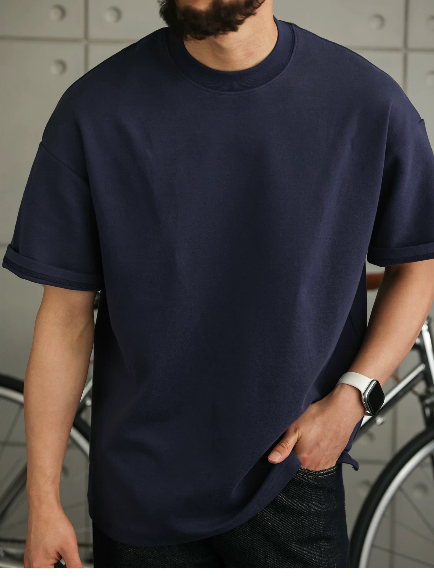 Men’s Classic Solid Short-Sleeve Tee S0019