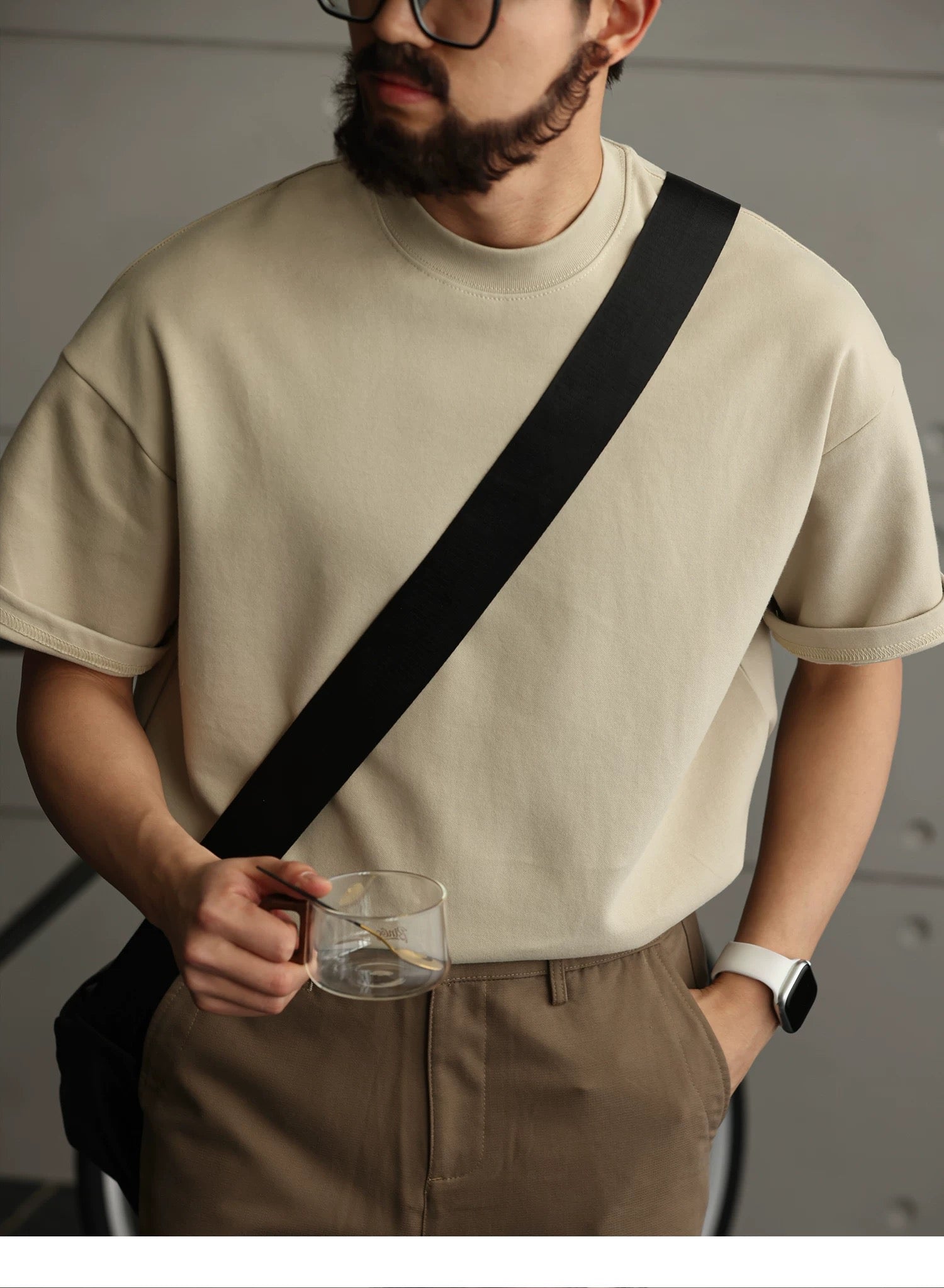 Men’s Classic Solid Short-Sleeve Tee S0019