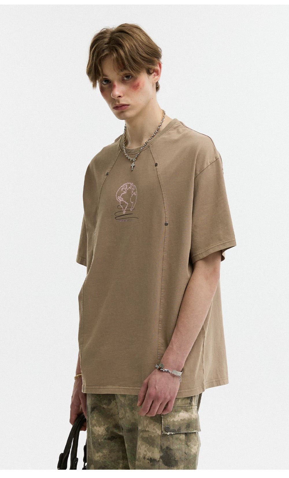 Men’s Solid Color Short-Sleeve T-Shirt S0009