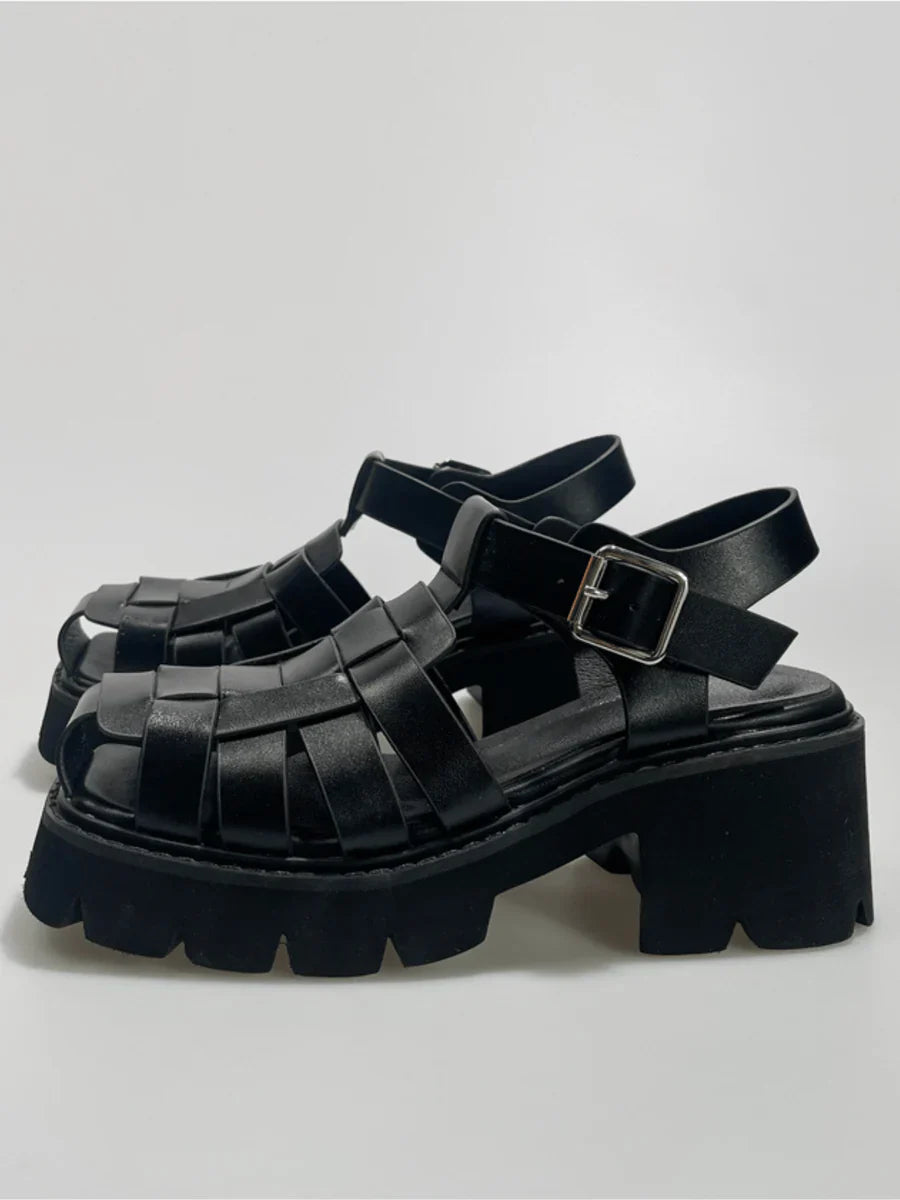 HIGH-HEELED SANDALS S058