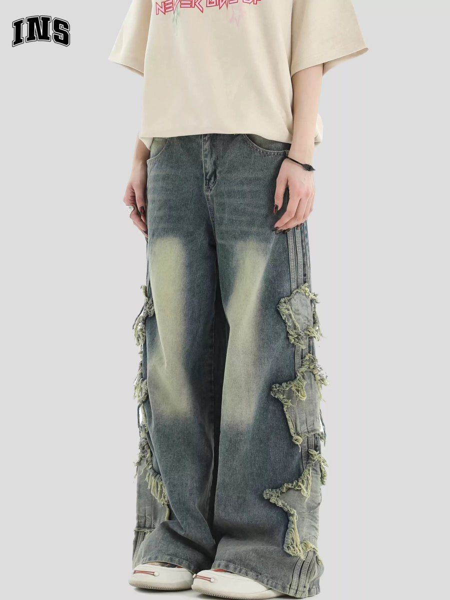 LOOSE THREE STRIPES LONG PANTS B0114