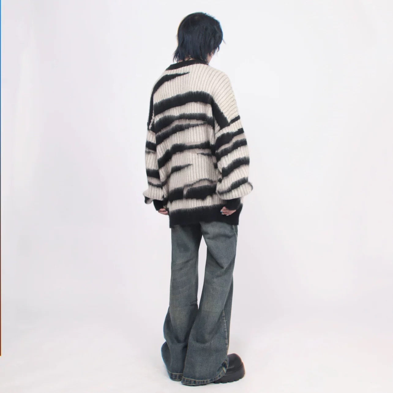 Men’s American Streetwear Oversized Sweater S0011