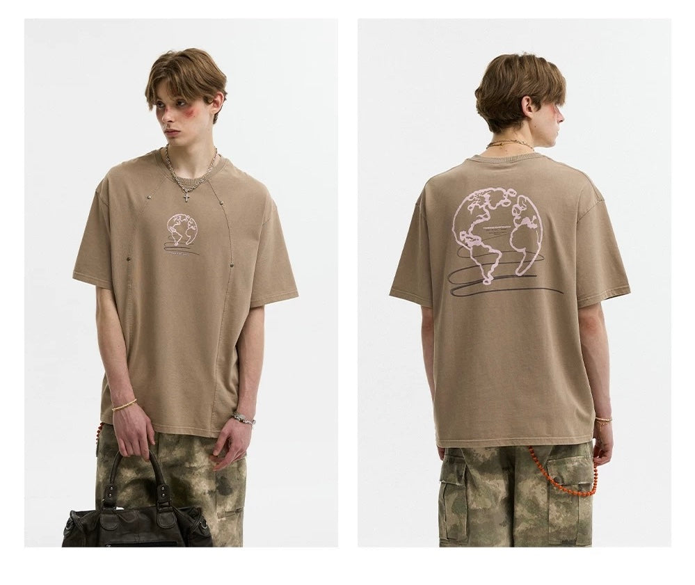 Men’s Solid Color Short-Sleeve T-Shirt S0009