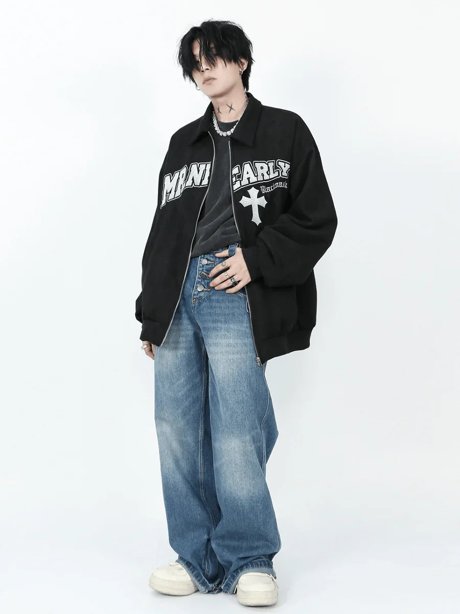 [MRNEARLY] SUEDE VINTAGE JACKET T0116