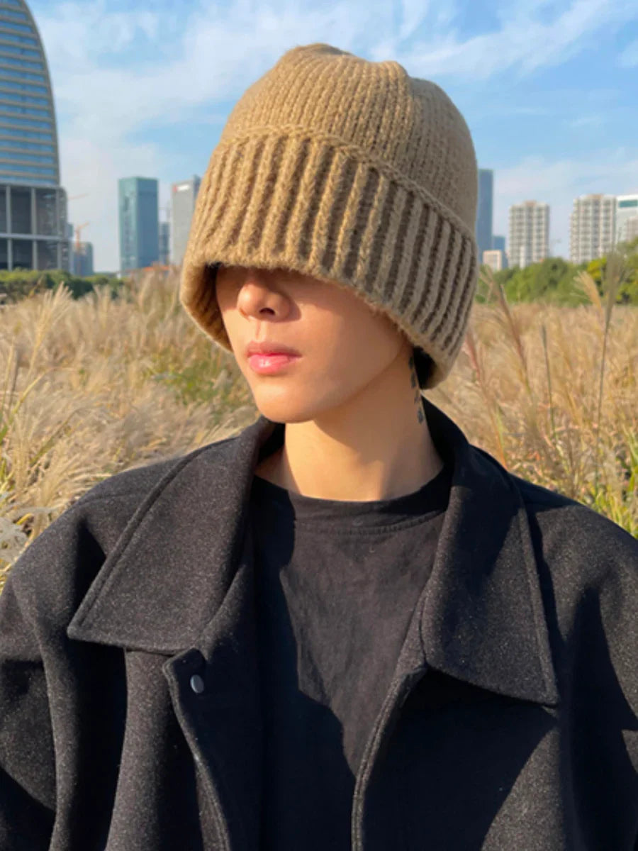 KNIT BUCKET HAT A0036