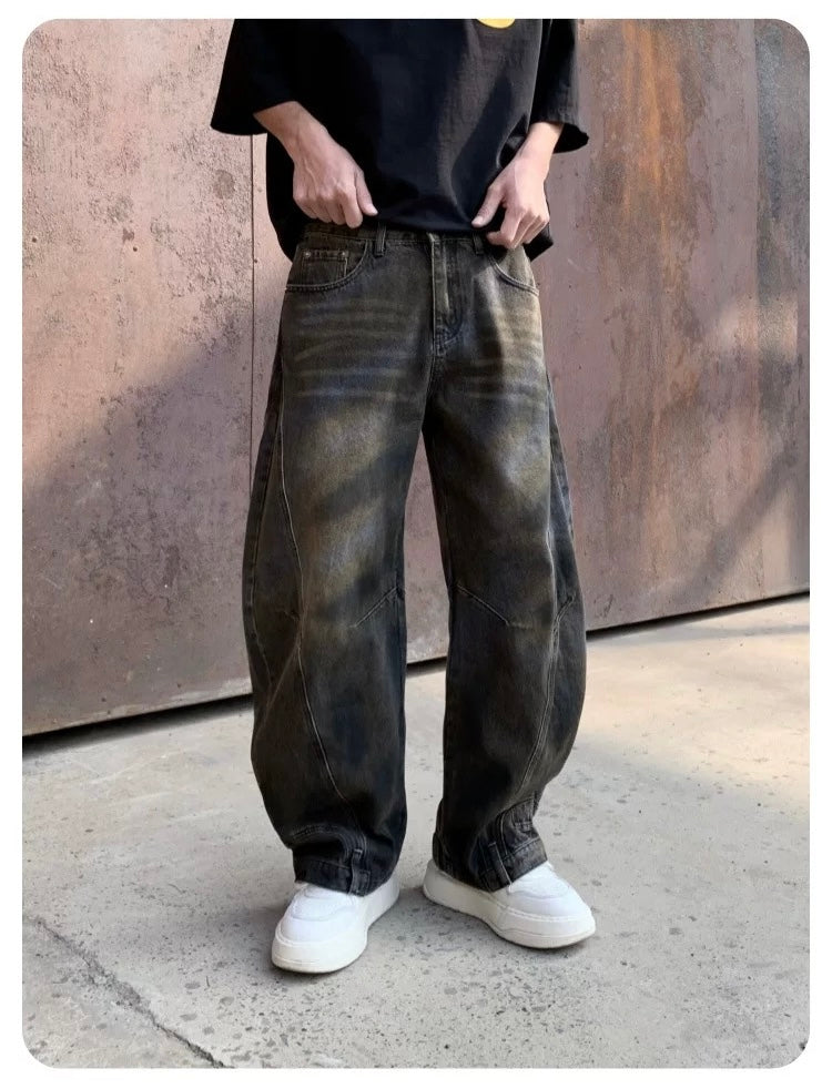 Men’s American Vintage Wide-Leg Jeans B0004