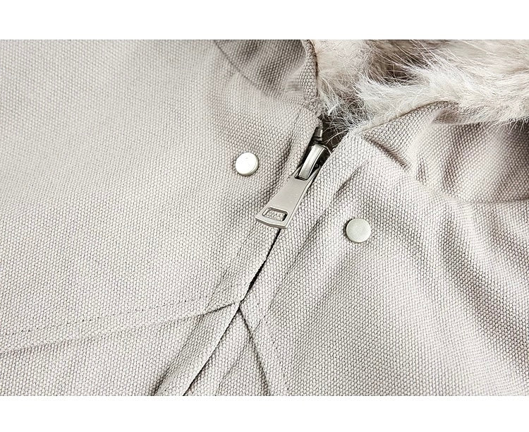 American Vintage Boxy Hooded Padded Jacket – Retro Streetwear Cotton Coat T0226