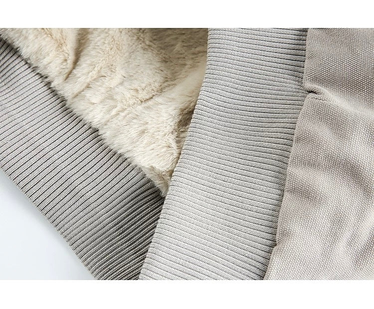 American Vintage Boxy Hooded Padded Jacket – Retro Streetwear Cotton Coat T0226