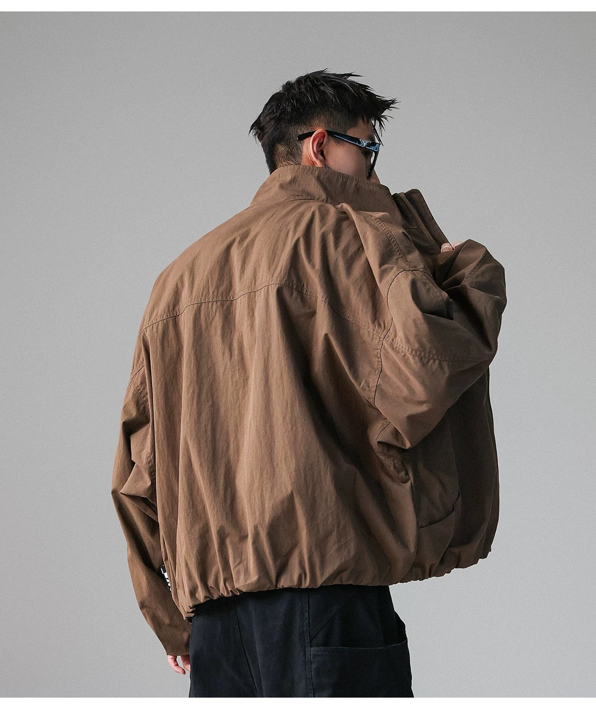 American Stand-Collar Jacket – Vintage Minimalist Streetwear Outerwear T0025