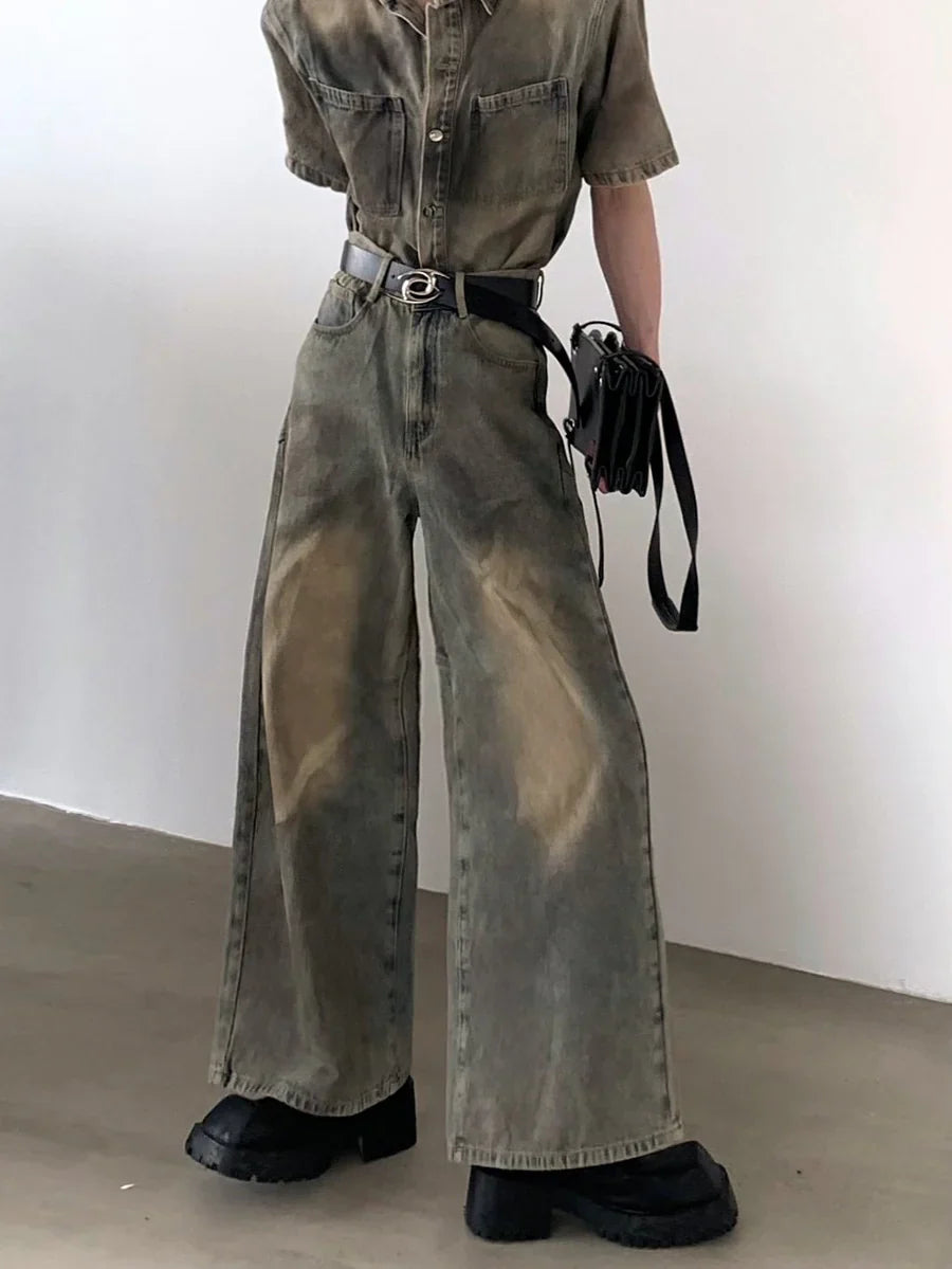 WASHED VINTAGE DENIM TOPS + BOTTOMS S0060