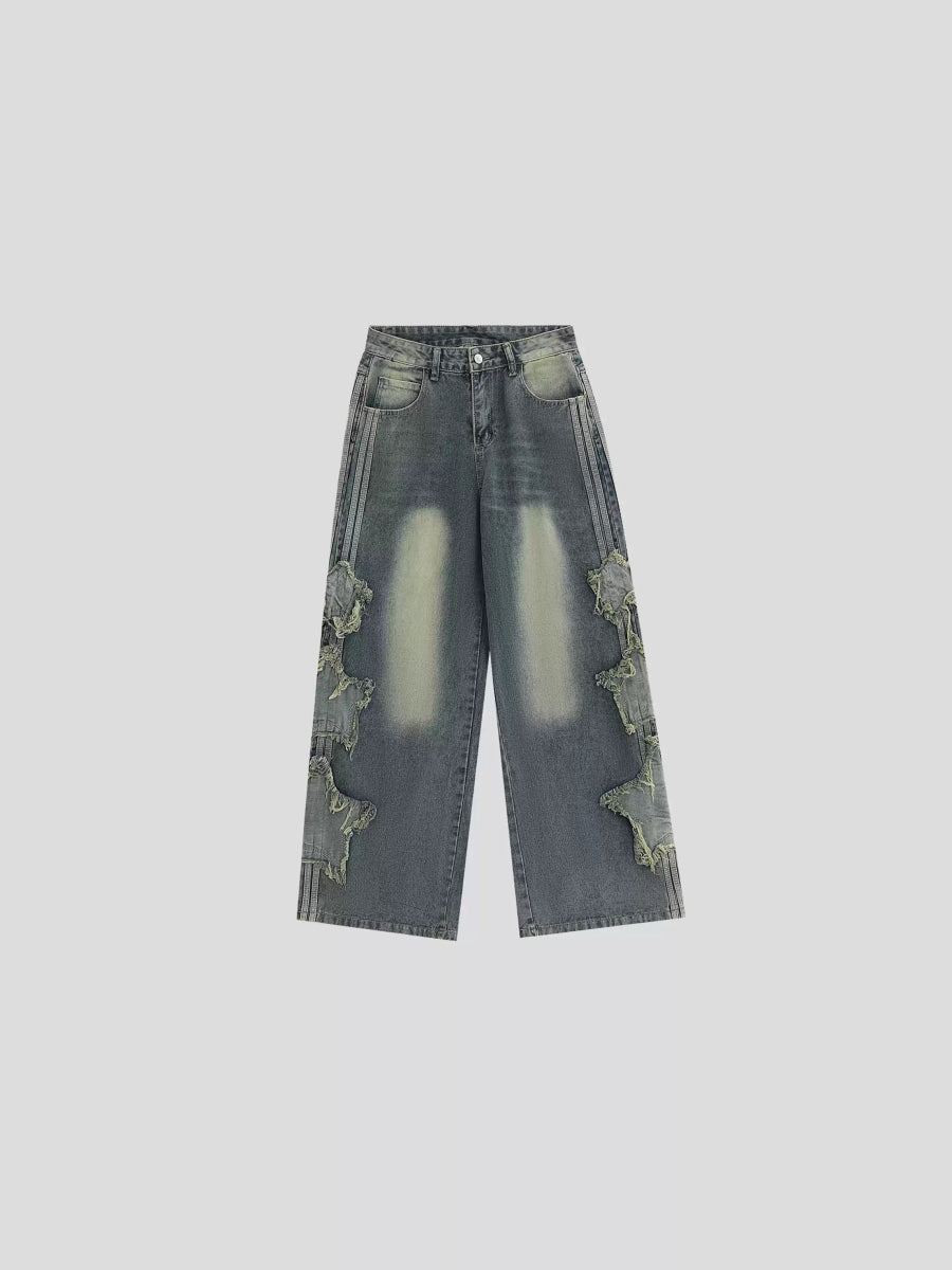 LOOSE THREE STRIPES LONG PANTS B0114