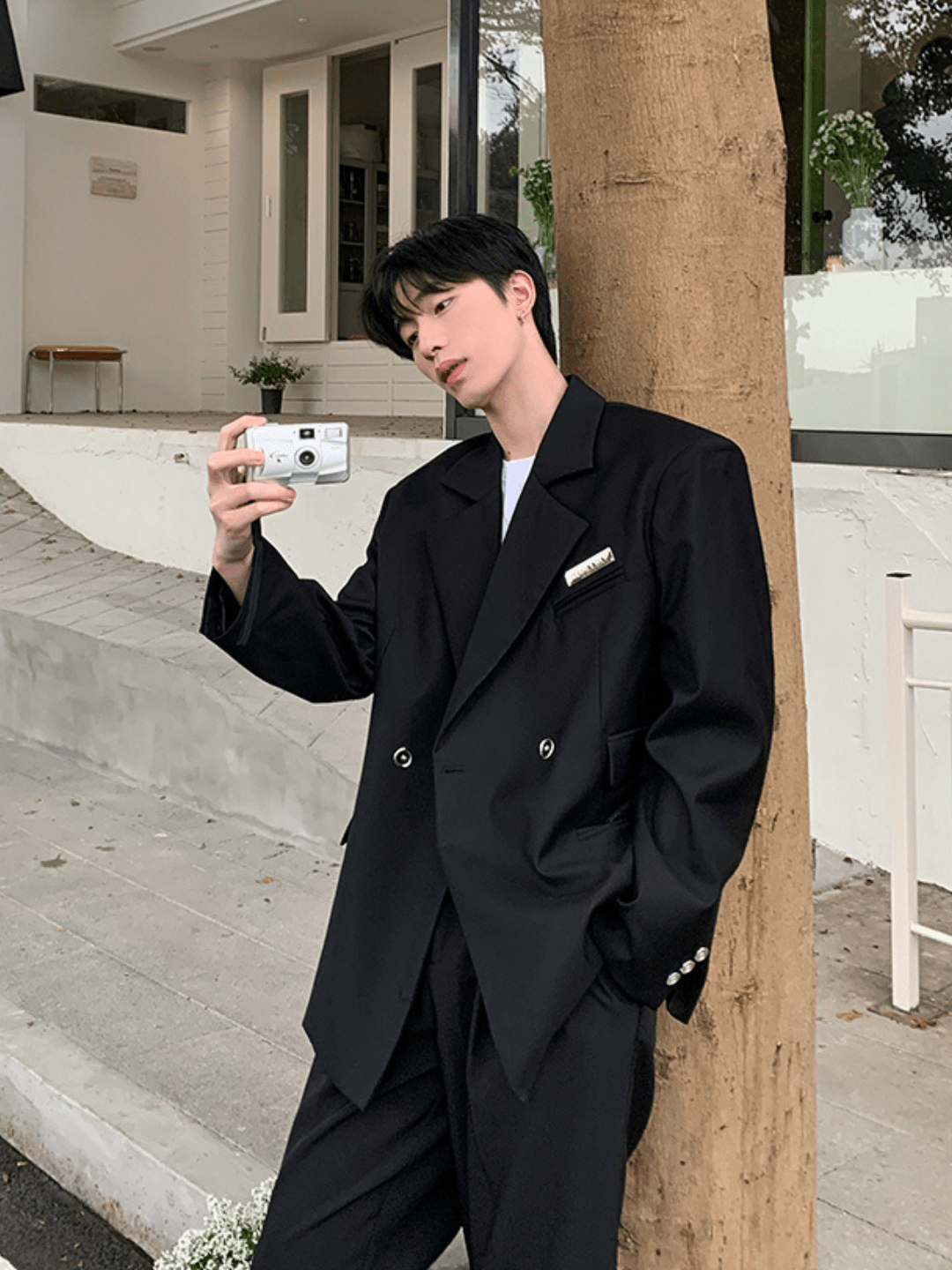 [ONELYC1NS] Korean loose suit R030