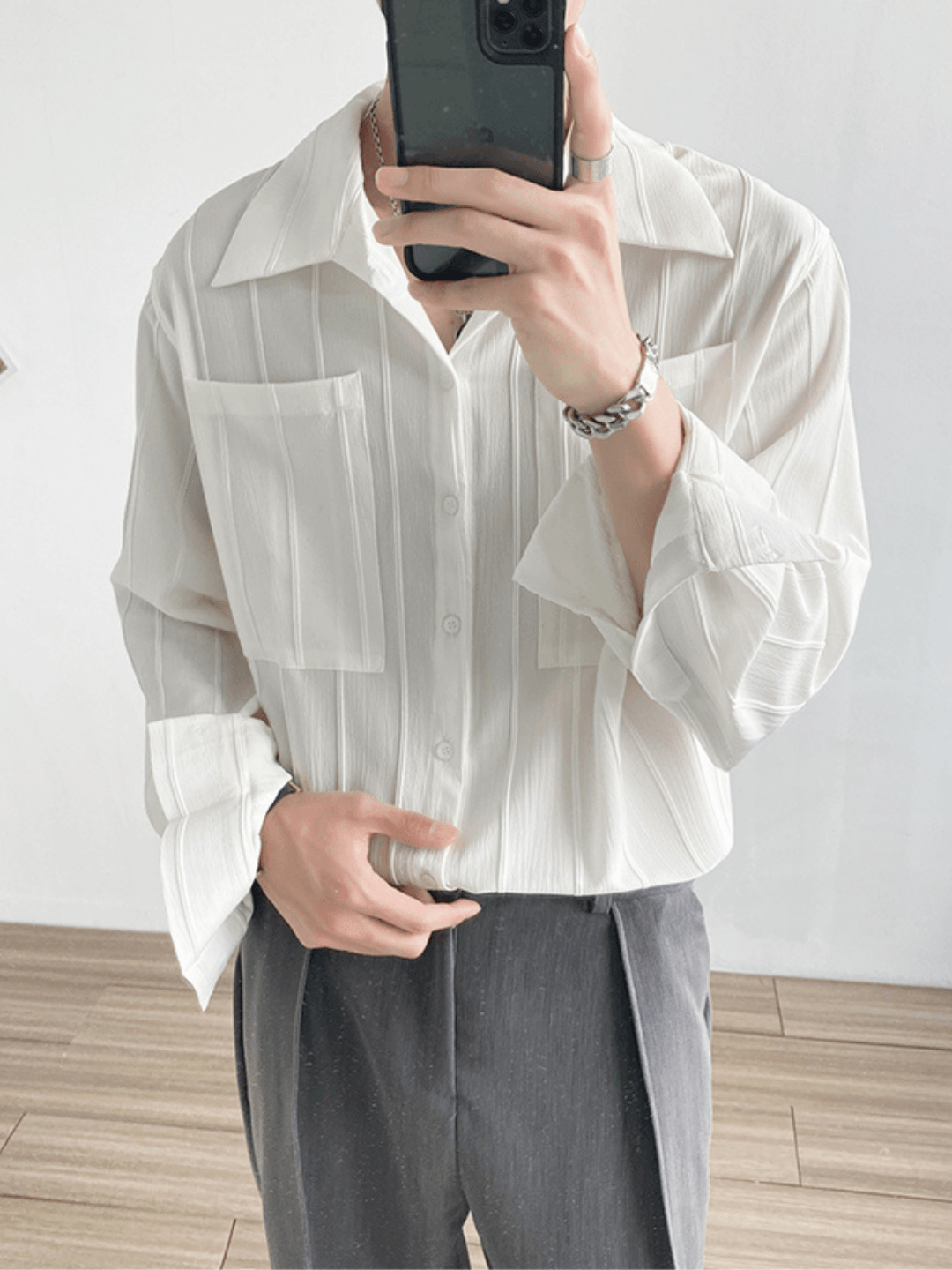 [DAZIONSED] Simple casual shirt J0127
