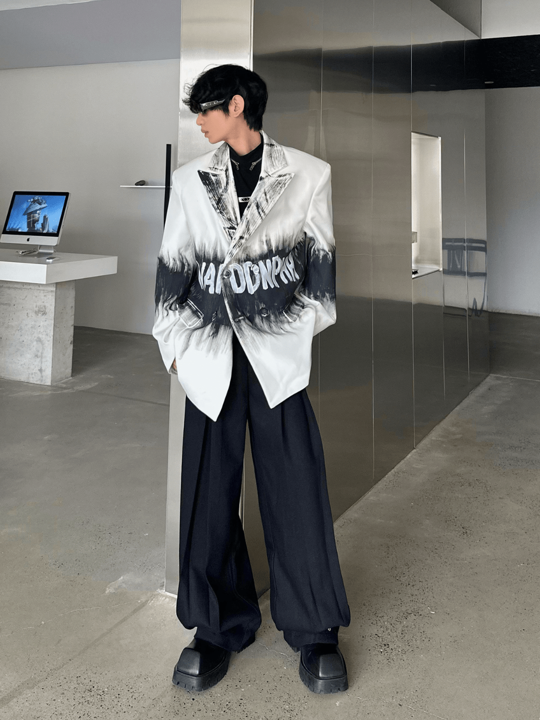 [MARTHENAUT] Shoulder Pads Premium Silhouette Suit R029