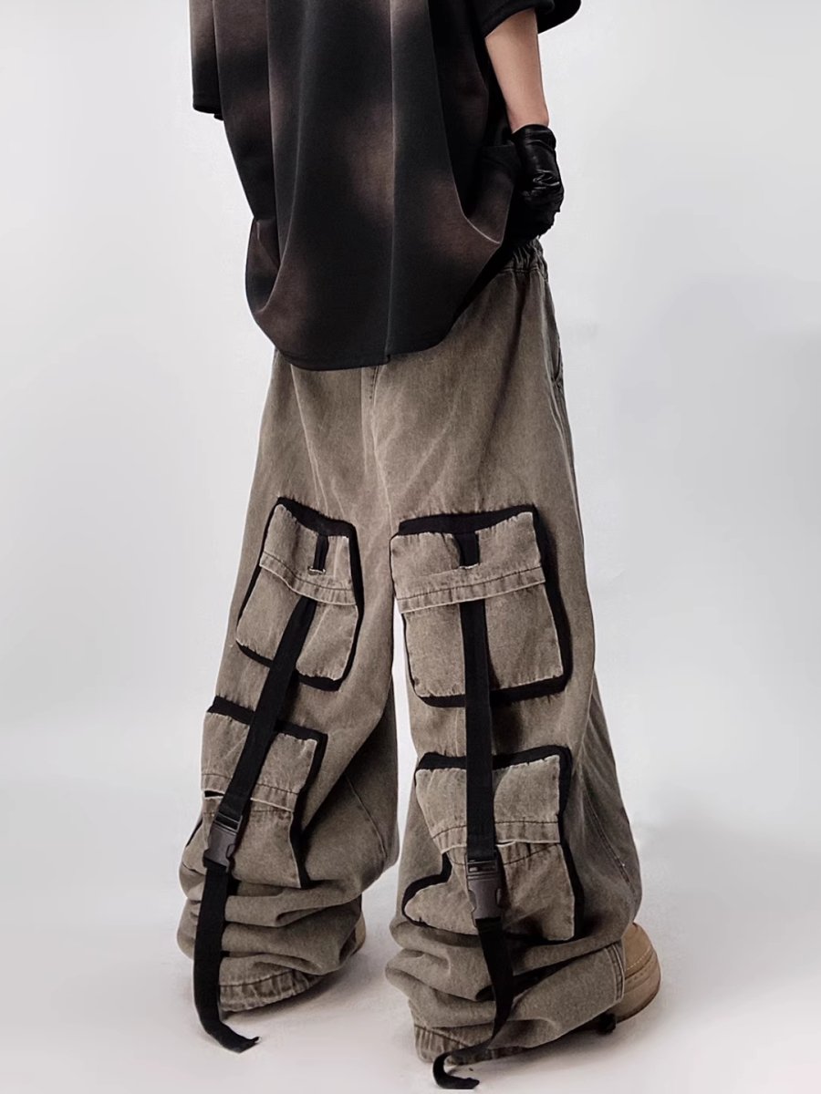 multi-pocket jeans B0141