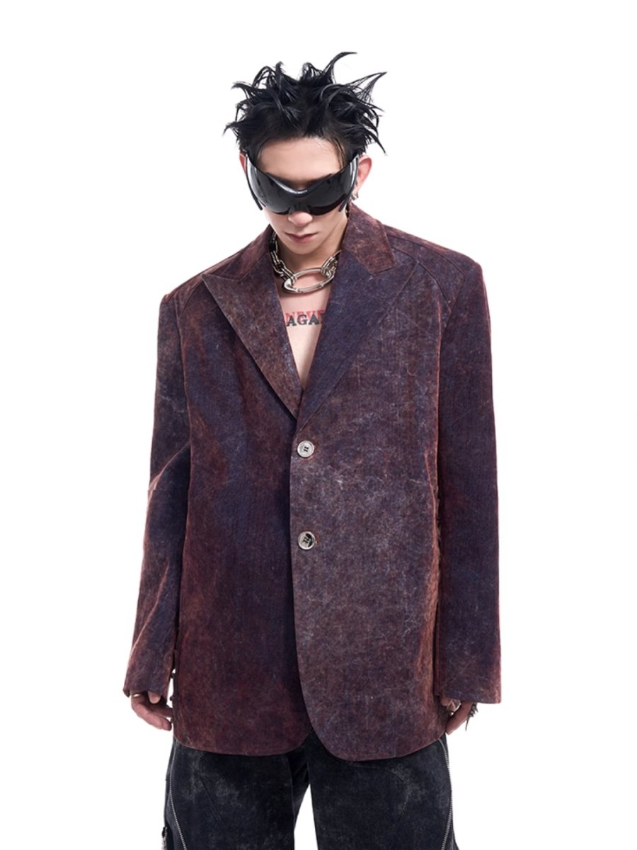 [STARTEXCEEDEND] denim suit jacket R028