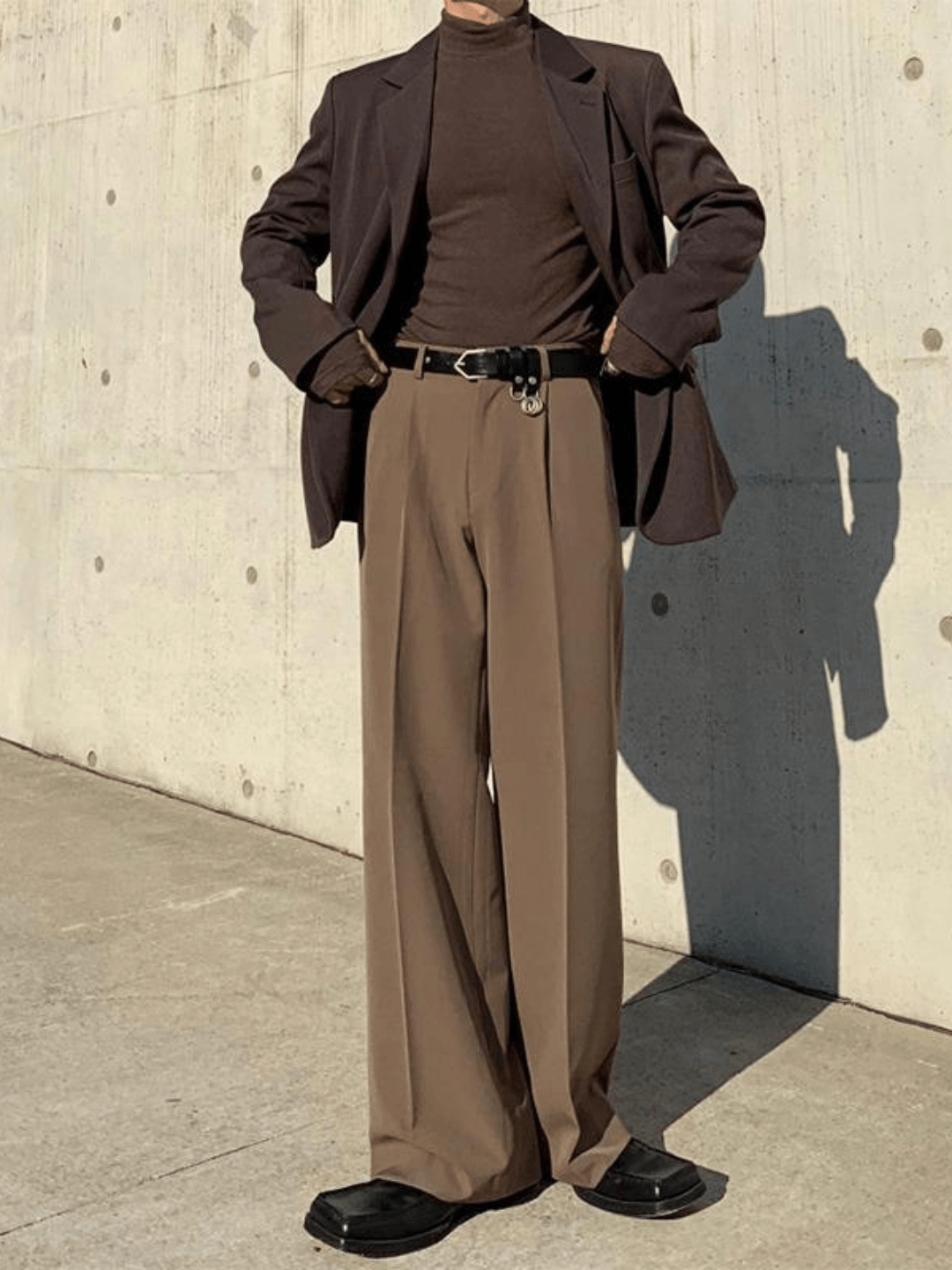 Loose Silhouette Flare Slacks B0155