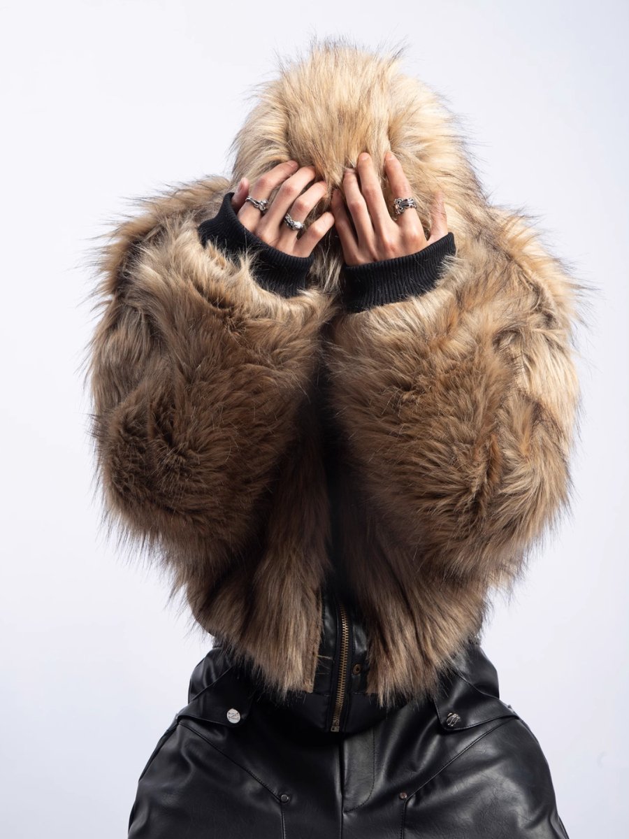 [PLAN1ONE] reversible leather cotton jacket T0160